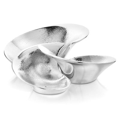 Objets de décoration - Centre de table avec argent "Ayum" - OTTAVIANI