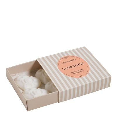 Diffuseurs de parfums - Boîte de 4 décors fondants en cire parfumée C?ur Arabesque - Marquise - MATHILDE M.