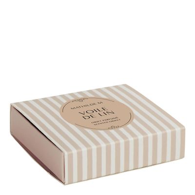 Diffuseurs de parfums - Boîte de 4 décors fondants en cire parfumée Noeud - Voile de Lin - MATHILDE M.
