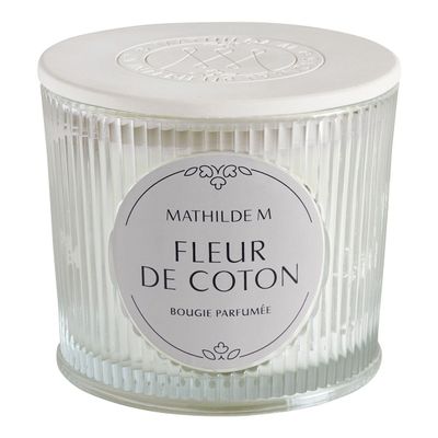 Bougies - Bougie parfumée Les Intemporelles 400 g - Fleur de Coton - MATHILDE M.