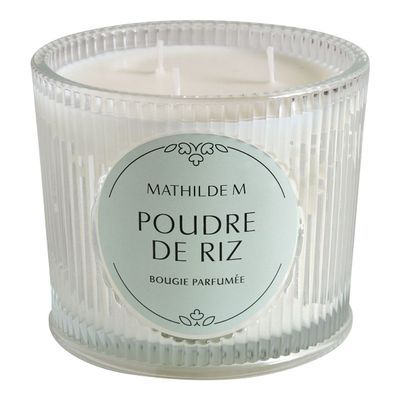 Bougies - Bougie parfumée Les Intemporelles 400 g - Poudre de Riz - MATHILDE M.