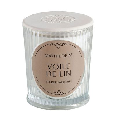 Bougies - Bougie parfumée Les Intemporelles 145 g - Voile de Lin - MATHILDE M.