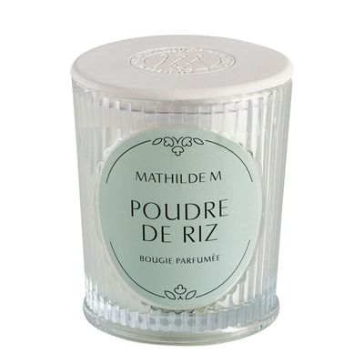 Bougies - Bougie parfumée Les Intemporelles 145 g - Poudre de Riz - MATHILDE M.