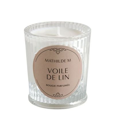 Bougies - Bougie parfumée Les Intemporelles 65 g - Voile de Lin - MATHILDE M.