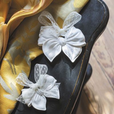 Scents - Bow scented decor - Small model - Linen Voile - MATHILDE M.