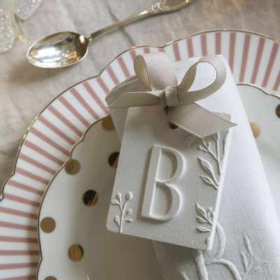 Senteurs - Décor parfumé lettre B - Voile de Lin - MATHILDE M.