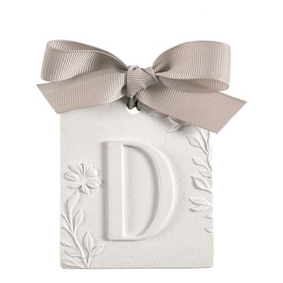 Senteurs - Décor parfumé lettre D - Voile de Lin - MATHILDE M.