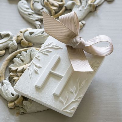 Scents - Scented decoration letter H - Linen Voile - MATHILDE M.