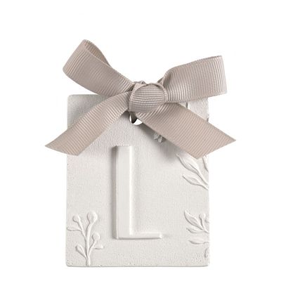 Senteurs - Décor parfumé lettre L - Voile de Lin - MATHILDE M.