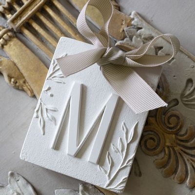 Scents - Scented decoration letter M - Linen Voile - MATHILDE M.
