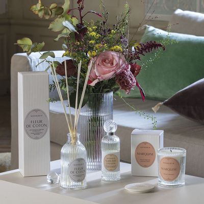 Diffuseurs de parfums - Diffuseur de parfum d'ambiance Les Intemporelles 200 ml - Fleur de Coton - MATHILDE M.
