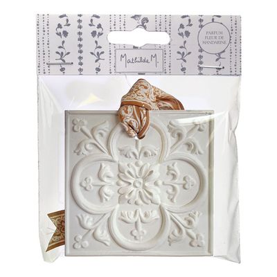 Senteurs - Décor parfumé Azulejo - Grand modèle - Fleur de Mandarine - MATHILDE M.
