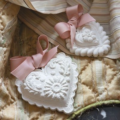 Scents - Scented decor Heart Boutis large model - Marquise - MATHILDE M.
