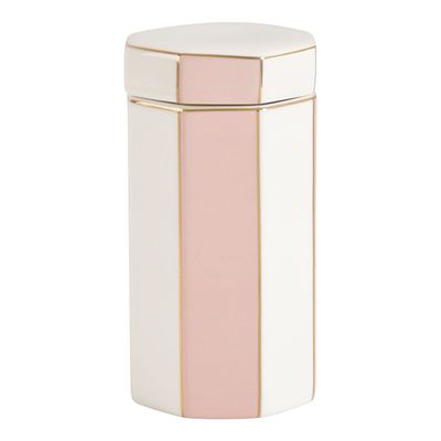 Ceramic - Madame de Récamier cotton pot - Pink - MATHILDE M.