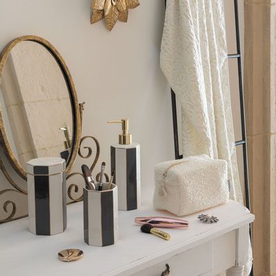 Céramique - Verre de salle de bain Madame de Récamier - Gris - MATHILDE M.