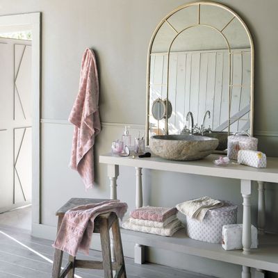 Serviettes de bain - Serviette invité Petite Indienne - MATHILDE M.