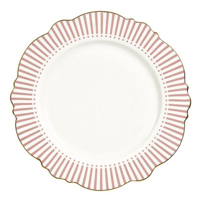 Formal plates - Madame de Récamier flat plate - Pink - MATHILDE M.