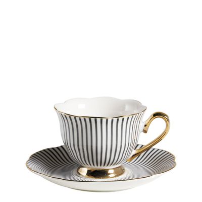 Formal plates - Madame de Récamier coffee cup - Dark gray - MATHILDE M.