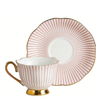 Formal plates - Madame de Récamier coffee cup - Pink - MATHILDE M.