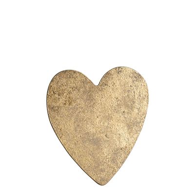 Autres décorations murales - Set de 3 C?urs en métal finition laiton - MATHILDE M.