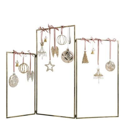 Objets de décoration - Centre de table en métal doré - MATHILDE M.