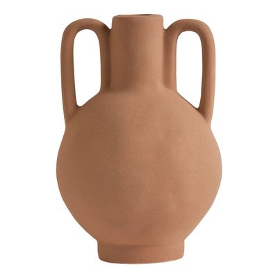 Vases - Vase décoratif Amphore en céramique terracotta mat - MATHILDE M.