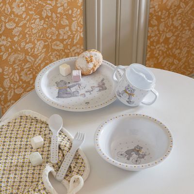 Repas pour enfant - Mon premier coffret repas Les Malices de Léon et Arthur - MATHILDE M.