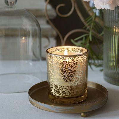 Platter and bowls - Metal base for glass bell - MATHILDE M.