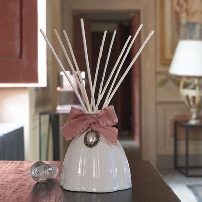 Scent diffusers - White Marie-Antoinette room fragrance diffuser 200 ml - Cotton Flower - MATHILDE M.