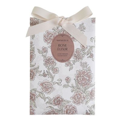 Parfums d'intérieur - Présentoir de 15 sachets parfumés - Rose Élixir - MATHILDE M.