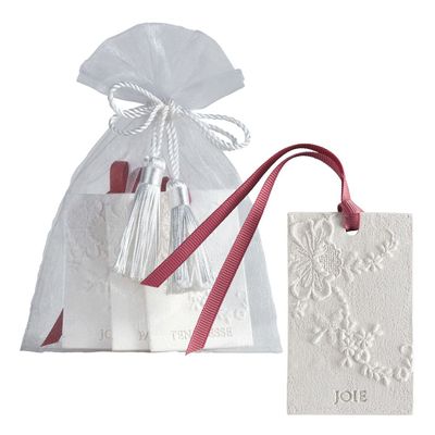 Senteurs - Pochon de 3 décors parfumés Petits Mots - Sublime Jasmin - MATHILDE M.