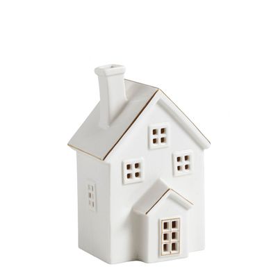 Objets de décoration - Maison décorative LED en céramique - Moyen modèle - MATHILDE M.