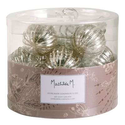 Objets de décoration - Guirlande lumineuse LED boules argentées - MATHILDE M.