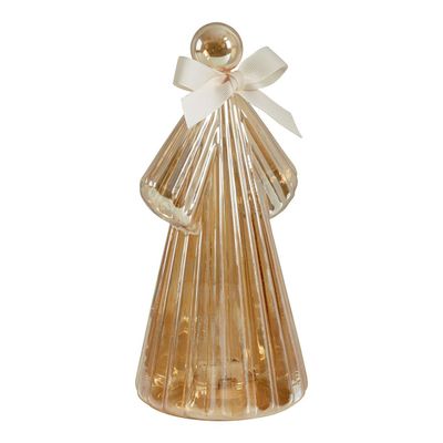 Decorative objects - Golden luminous angel - Large model - H. 25 cm - MATHILDE M.