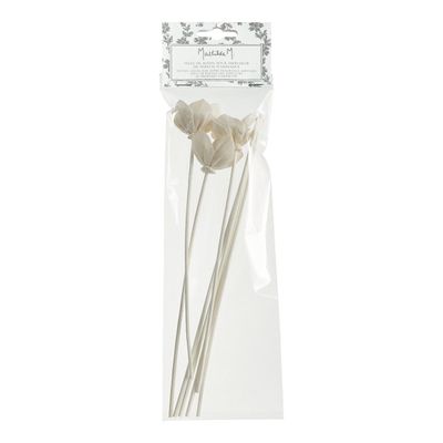 Scent diffusers - Bag of 3 flower stems and 4 rattan stems 25 cm - MATHILDE M.