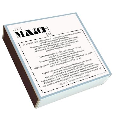 Objets de décoration - boîte d'allumettes sterling 123 - LETSMATCHANDCO