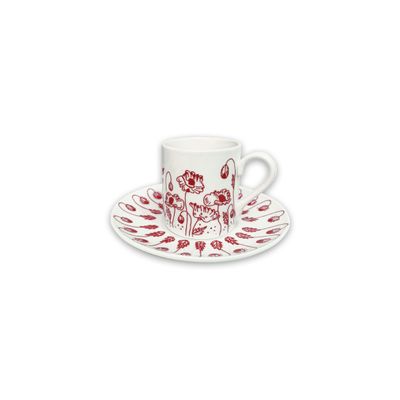 Mugs - POPPY COFFEE CUPS | Tableware - ZENOBIE