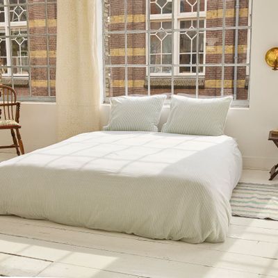 Bed linens - Housse de couette - Green Stripes - KHASTO