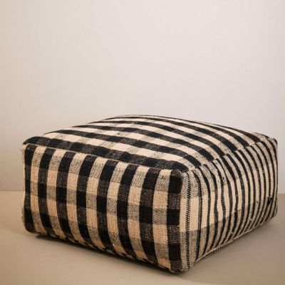 Coussins - Pouf vintage tissé à la main - pièces uniques - STUDIO AUGUSTIN