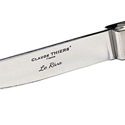 Knives - Albatros range table knives with giraffe pattern handle - SCIP FRANCE- MANUFACTURE DE COUTELLERIE THIERS