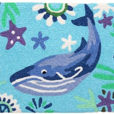 Other caperts - small rug jellybean whale - KARENA INTERNATIONAL