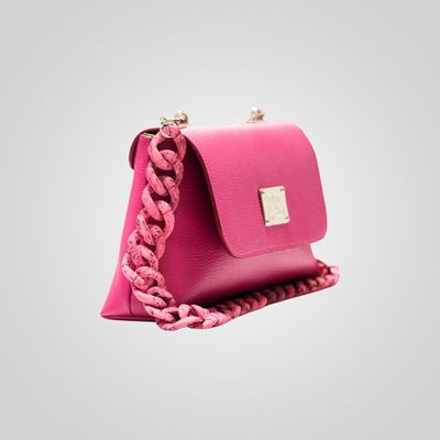 Sacs et cabas - Audrey Cantadora  Sac à main en tissu biosourcé avec chaîne - CORDINI RITA BY ILARIA RICCI