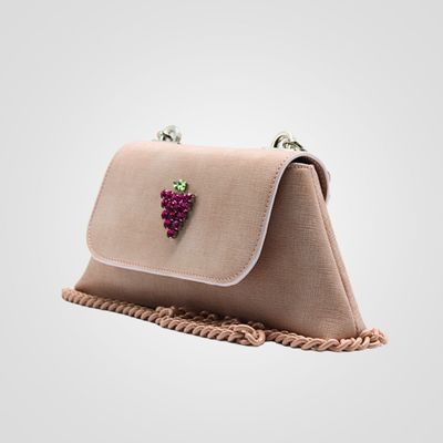 Bags and totes - Baby Winery - Sac bandoulière artisanal avec broderie faite main - CORDINI RITA BY ILARIA RICCI