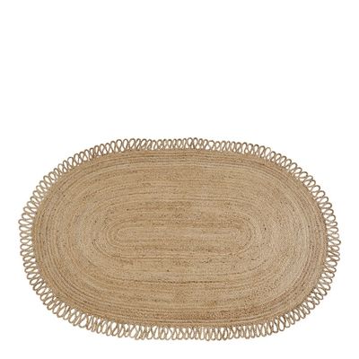 Rugs - OVAL jute rug - 250 x 140 cm - BLANC D'IVOIRE