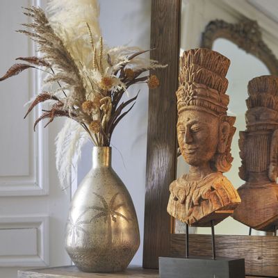 Vases - Vase Mirage doré antique mat - BLANC D'IVOIRE