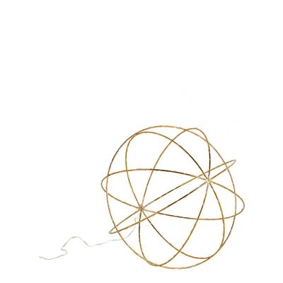 Objets de décoration - Boule lumineuse HÉLIOS - Petit modèle - ø 40 cm - BLANC D'IVOIRE
