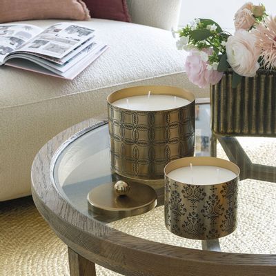 Bougies - Bougie parfumée - Cèdre Sauvage - Grand modèle - 1,9 kg - BLANC D'IVOIRE