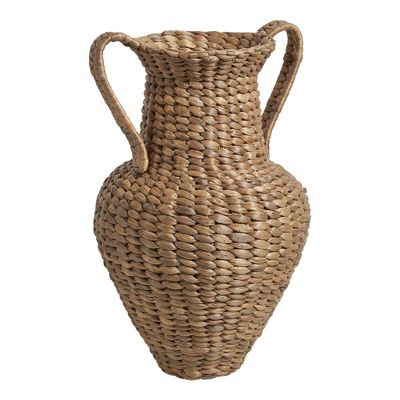 Vases - OASIS decorative amphora vase in wicker - Large model - H. 40 cm - BLANC D'IVOIRE