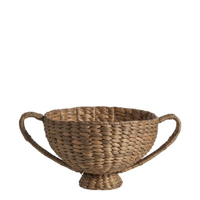 Objets de décoration - Coupe décorative OASIS en jacinthe d'eau - ø 27 cm - BLANC D'IVOIRE