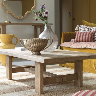 Objets de décoration - Coupe décorative OASIS en jacinthe d'eau - ø 27 cm - BLANC D'IVOIRE